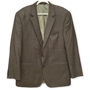 Croft & Barrow Blazer Jacket Gray Classic Fit 44L Long